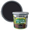 SAVING HUB One Coat Fence Life Paint - Garden Shed & Fence Paint - for Rough Wood - Trellis, Sheds & Wooden Structures - Showerproof in 1 Hour (Tudor Black Oak, 5 Liter)