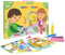 Sabbiarelli Sand-it For Fun Kit Color & Shine Die leuchtende Farbe - Kreatives Bastelset: bastle und bemale mit Sand, Sandbilder für Kinder ab 3+, Geschenkidee zum Geburtstag