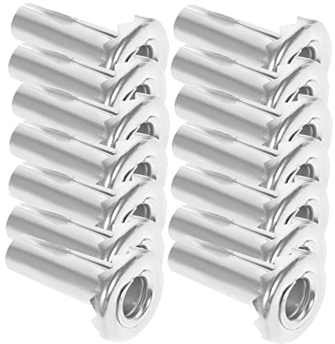 ULTECHNOVO 20stücke Rollenbuchse Für Holzrollen Möbelbuchsenbeschläge Schafteinsätze Metallrollenschafthülse Passform Rollenbuchseneinsatz Lenkrollenhülse Installieren