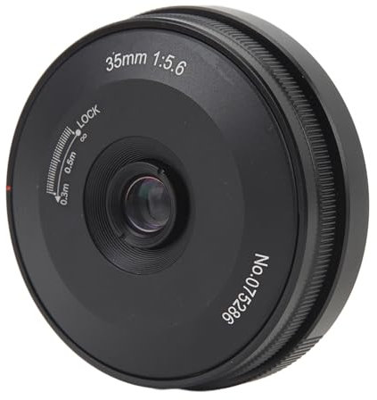 Lente Ultrafina de Enfoque Manual de Fotograma Completo F5.6 de 35 Mm Compatible con Cámaras con Montura L, para SL SL2 CL TL TL2, para Sigma FP, para S1 S1H S1R, Lente