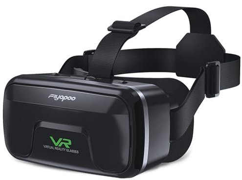 FIYAPOO Lunettes de réalité virtuelle 3D pour Jeux et Films réalistes, légères et Confortables, compatibles avec Les appareils Android et iPhone (4,7-6,6 Pouces), Enfants
