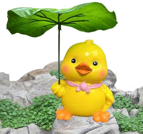 yupeuooe Canards Décoratifs pour Jardin,Statues de Canard pour Extérieur - Déco Mignonne en Résine pour Pots de Fleurs Printaniers, Balcon, Pelouse, Terrasse et Intérieur