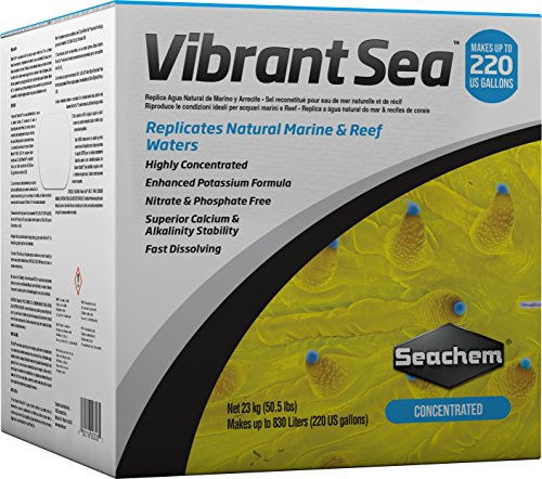 Seachem vibrerande hav - mycket koncentrerat syntetiskt havssalt 220 gallon