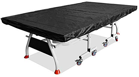 Reuvv - Copertura per tavolo da ping pong impermeabile, antipolvere, per interni/esterni, 280 x 150 cm, nero