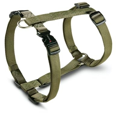 Wolters Geschirr Professional für Mops & Co., Größe:M 40-55 cm x 15 mm, Farbe:Olive