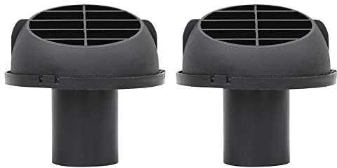 Hot Air Outlet 42 mm, Pack of 2 Auxiliary Heater Accessories, Air Outlet, Lockable Rotatable ABS Plastic Air Outlet, Mushroom Head, Universal Auxiliary Heater, Air Outlet, 42 mm, 60 mm, 75 mm for Car,
