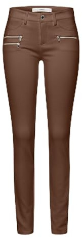 BRAX Style Ana-Pantalones de Tubo en Calidad térmica Vestir, Marine, 27W x 30L para Mujer