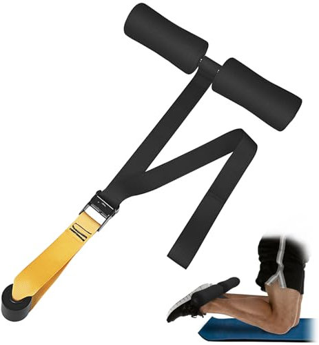 Topfinder Nordic Hamstring Curl Strap, Trainingsgerät für Spanische Kniebeugen, Sit Ups, Nordische Curls, Bauchübungen Home Gym Fitnessgerät