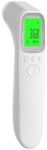 Sensor De Temperatura Sin Contacto Para La Frente | Termómetro Corporal Infrarrojo Digital Portátil | Dispositivos Sin Contacto Para Adultos, Niños, Niños Pequeños, Personas Mayores Y Bebés