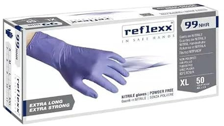 Generico Guanti In Nitrile Alto Spessore 99 TAGLIA M - 50 pcs