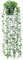 Dewocke Plante Artificielle Tombante en Pot, Plante Artificielle à Suspendre, Plantes Artificielles Suspendues Feuilles D'eucalyptus, Fausse Plante Tombante Décoration pour Mur, Chambre et Mariage