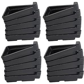 Piedini per Vasi Di Piante,Plastica Triangolo Fiore Fioriera Inferiore Alzata Cremagliera Alzata per Interni ed Esterni,Rialzi per Vasi da Fiori,Supporto Per Fioriere (Nero)