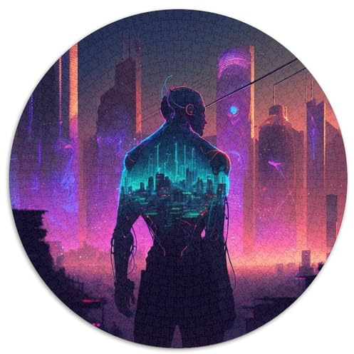 Puzzle für Erwachsene, 1000 Teile, Cyborg-Puzzles für Erwachsene, anspruchsvolles Denkspiel, Familienaktivität, Heimdekoration, (67,5 x 67,5 cm)