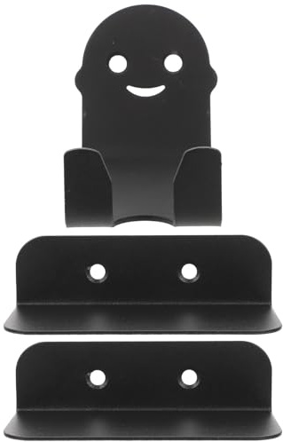 Kisangel Wall Bike Mount Pedal Hook for Indoor Bike Storage Space Saving Black Iron Compatible with Pedals for Living Room Organisation