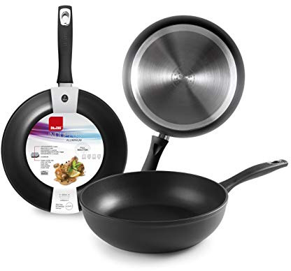 IBILI - Sarten honda new induplus, 24 cms, Aluminio, Antiadherente, Apto para induccion