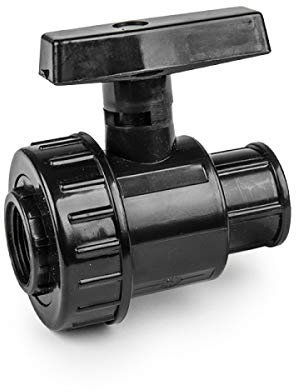 rg-vertrieb PE Rohr Verschraubung Fittings Klemmfitting Kugelhahn Kugelventil Absperhahn für Verlegerohr IG AG Rohrverbinder wählbar (IG-IG 1 x 1)