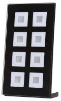 Pulsador de cristal 8 veces más, negro, sensor de temperatura para domótica KNX BE-GTT8S.01