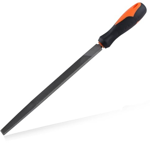 SPEEDWOX Metall handfilverktyg 25,4 cm platt fil metallfil för att vässa verktyg och avgradning för metall- och träarbete slipning hantverk bekväma halkfria grepp handverktyg