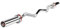 Diamond Olympische Hantelstange EZ Curl 【Ø50 mm für Olympische Hantelscheiben】 Länge 120 cm | Gewicht 9 kg | gerändelter Griff Ø28 mm | Ladehülsen 18 cm | Max. Belastung 150 kg | Curl und Trizeps