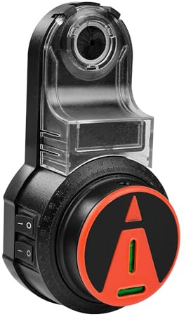 2-in-1 Bohrstaubsammler mit Laserebene, 360° Drehbarer, Wand Bohrabsaugung für Aufhängen von Bildern, Malen und Hausrenovierungen (Für Bohrer bis 13mm)