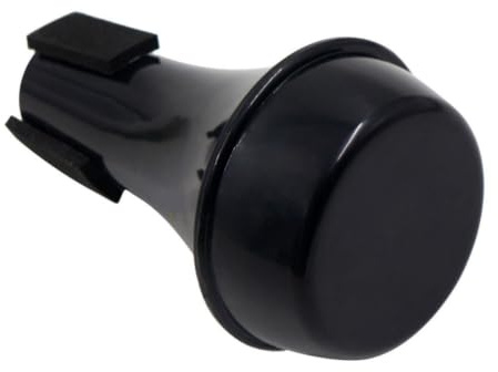 Alipis Silenciador de Trompeta Abs Pequeño y Portátil para Práctica sin Afectar el Tono, Color Negro, Adecuado para Principiantes Ocasión