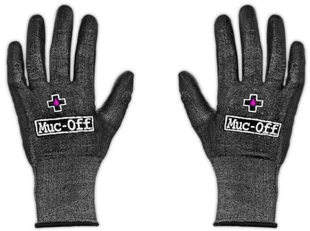 Muc-Off Gants de Travail, Taille XXL - Gants de Mécanicien sans Latex, Anti-Coupure, pour l'Entretien des Vélos et Motos - Gants Mécanicien Lavable en Machine