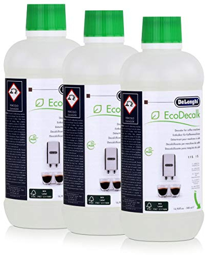 3x DeLonghi SER 3018 EcoDecalk Entkalker für Kaffeevollautomaten 500ml