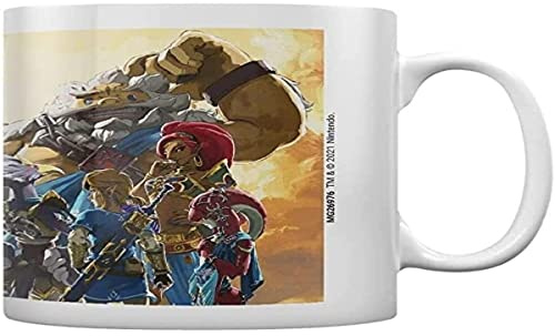 The Legend of Zelda Ceramic Mug, 11oz - Sunset Champions Design, Official Merchandise