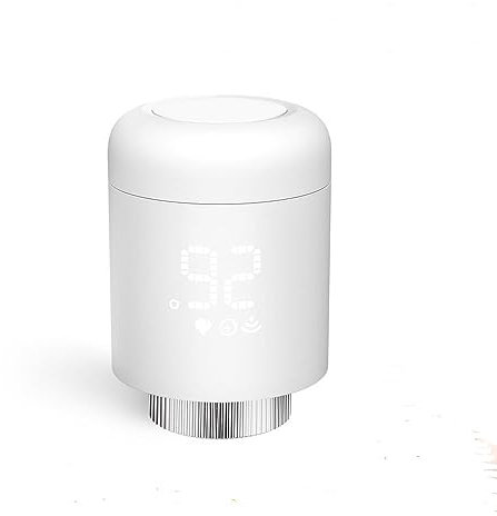 Tuya Zigbee - Valvole termostatiche per termosifoni intelligenti senza fili, possono essere controllate via App del cellulare, termostato per termosifone, compatibile con Amazon Home