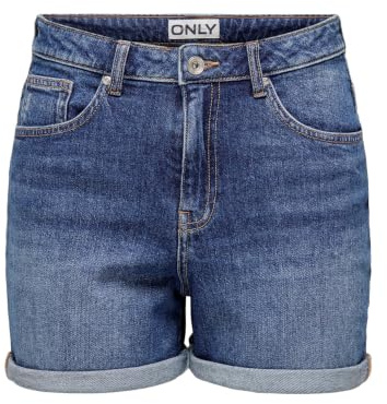 Only Femme Onljosephine Stretch DNM Azg Noos Short en Jean, Bleu 3., M EU