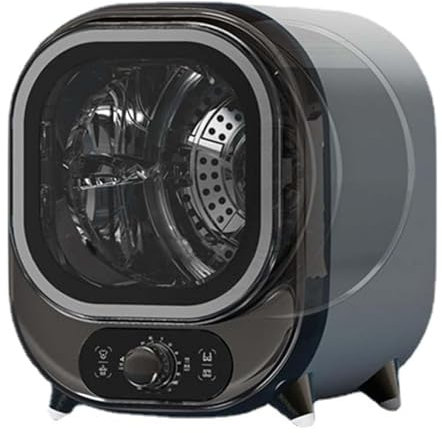 DPLXFPP Sèche-Linge À Condensateur Portable, Mini-Sèche-Linge Compact, Capacité Charge 0,8 Kg, Petit Sèche-Linge, Capacité De 5 Kg, Idéal pour Un Comptoir Ou Un Montage Mural,D