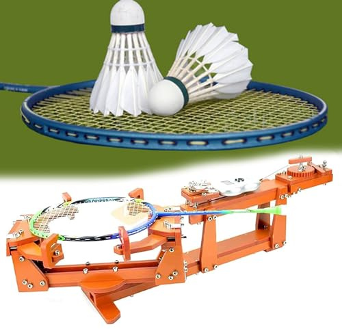RENJJPBO Tennis Racquet Stringing Machine: Tabletop Racket String Machine with Accessories - Tennis, Squash and Badminton Racket Stringer