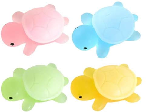 Savon Enfant Tortue Naturel Hydratant – Lot de 4 Savons Solides Forme Tortue pour enfant, Nettoyant Doux Sans Plastique, Bain Ludique et Apaisant, Idéal Peaux Sensibles Garçons et Filles