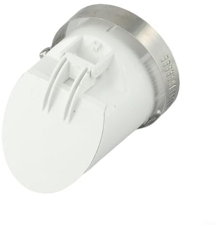 Preventer per il riflusso delle fogne, valvola di non ritorno di scarico, in PVC, anti-insetti, per drenaggio dell'acqua piovana, barriera anti-odore per sistema di drenaggio esterno (50 mm)