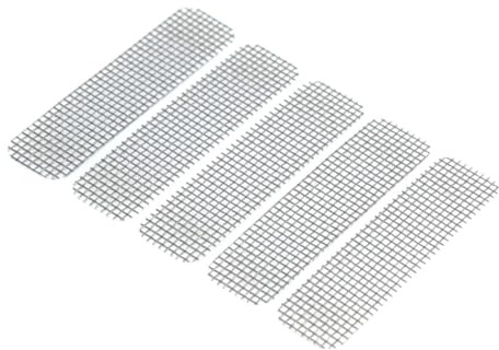 Zambuph 1 Juego de reemplazo de Pantalla Ventana, antiinsectos, Agujero Drenaje, Adhesivo para Cortina, Parche, Agujeros Rotos, salón casa, Tipo 2