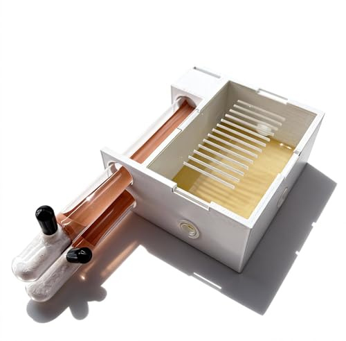 Ant Farm Kit Formicarium & Science Habitat – 3D Printed Nest with 4X15mm Test Tubes, Natural Sand & Dual Moisturizing System – Educational Observation for Beginners & Adults (No Ants)
