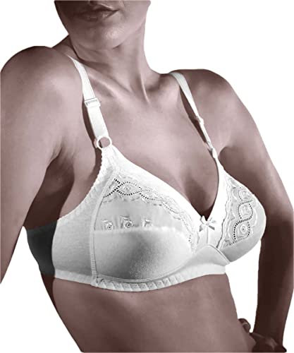 GIOS Reggiseno Cotton Style Art. 301 (TG. 6 CIRCONF. Sottoseno 88/92, Bianco)