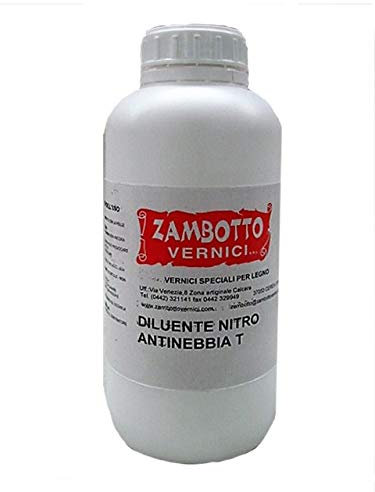 ZAMBOTTO VERNICI Diluente Nitro Antinebbia T Da 1 O 5 Litri, 5L