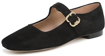 Sam Edelman Women's Michaela Mary Jane Flat, Black, 10
