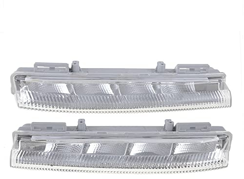 Riloer Luz LED de circulación diurna DRL, lámpara antiniebla, compatible con me-rcedes-be-nz Cla-se C W204 W212 R172, accesorio para coche, número de pieza A2049068900, A2049069000
