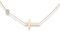 Kreuz Kette gold als christliche Geschenke für Frauen | Elegante Damen Schmuck Kette mit Kreuz als christliche Geschenkidee | Ideals auch als Christlicher Schmuck Frauen Geschenk