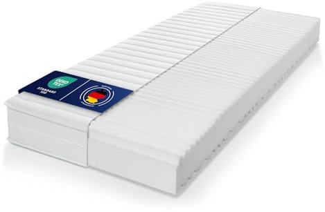 Träumegut24 HydroCell 7-Zonen Matratze 140x200 cm | Härtegrad wählbar | Höhe 19cm | Ergonomische Kaltschaummatratze | Oeko-TEX® | (H3, 140x200cm, 19cm)