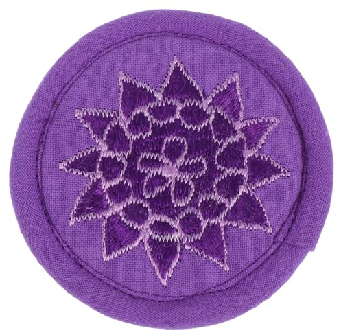 FUTUREORYY Cojín de Algodón Bordado para Cuenco Tibetano, Ligero y Resistente, Decoración Artesanal Salón de Buda, Almohadilla para Cuencos Cantores Budistas Varios estilos