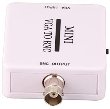 Dpofirs Mini VGA Till BNC-omvandlare, HD USB-videoadapter för Upplösningsstöd med 60Hz Uppdateringsfrekvens, Kompatibel med HDTV-skärmar TV-apparater Datorer