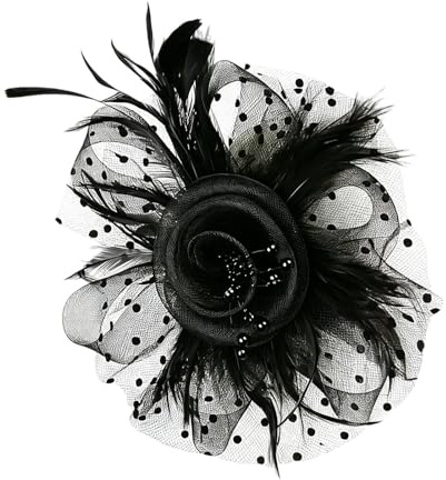 Fascinatorer för bröllop, fascinatorer för kvinnor, hår fascinator pannband, falska blommor huvudblommor för bröllop möhippa evenemang födelsedagsfest ceremoni formell