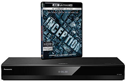 Panasonic DP-UB820 MULTIREGION for DVD Blu-ray Player Bundle with Inception Ultra HD 4K Blu-ray Disc