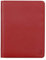 Rhodia 168106C - Konferenzmappe Rhodiarama für Block DIN A5, 19,5x25,5 cm, mit Etui, dehnbare Haupttasche, 2 flache Reißverschlusstaschen, Kartenfächer, Stiftehalter, Cover aus Kunstleder Rot, 1 Stück