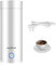 Aoreun Kleiner Tragbarer Wasserkocher, 400ml Tragbarer Elektrischer Wasserkocher, Mini Thermoskanne mit Automatischer Abschaltung, reise wasserkocher klein für Milch Kaffee Wasser Und Teezubereitung