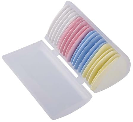 Schneiderkreide Dreieckskreide Schneiderkreidestift für Schneiderarbeiten, Stoffkreide, Nähkreide,Kreide Nähen,Stoffmarkierungen, Nähutensilien,Herstellen, Stoffmarkieren (Dark Blue, 9.5X5cm)