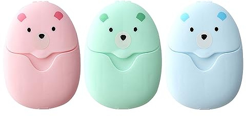 Fazvncv 150 hojas de jabón desechables portátiles para baño, láminas de papel espumoso para el hogar, viajes, baño al aire libre